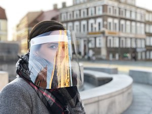Przyłbica z podnoszoną szybą TEMIDA 1424162